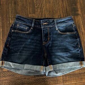 Apt. 9 Blue Jean Shorts with Rolled Cuffs